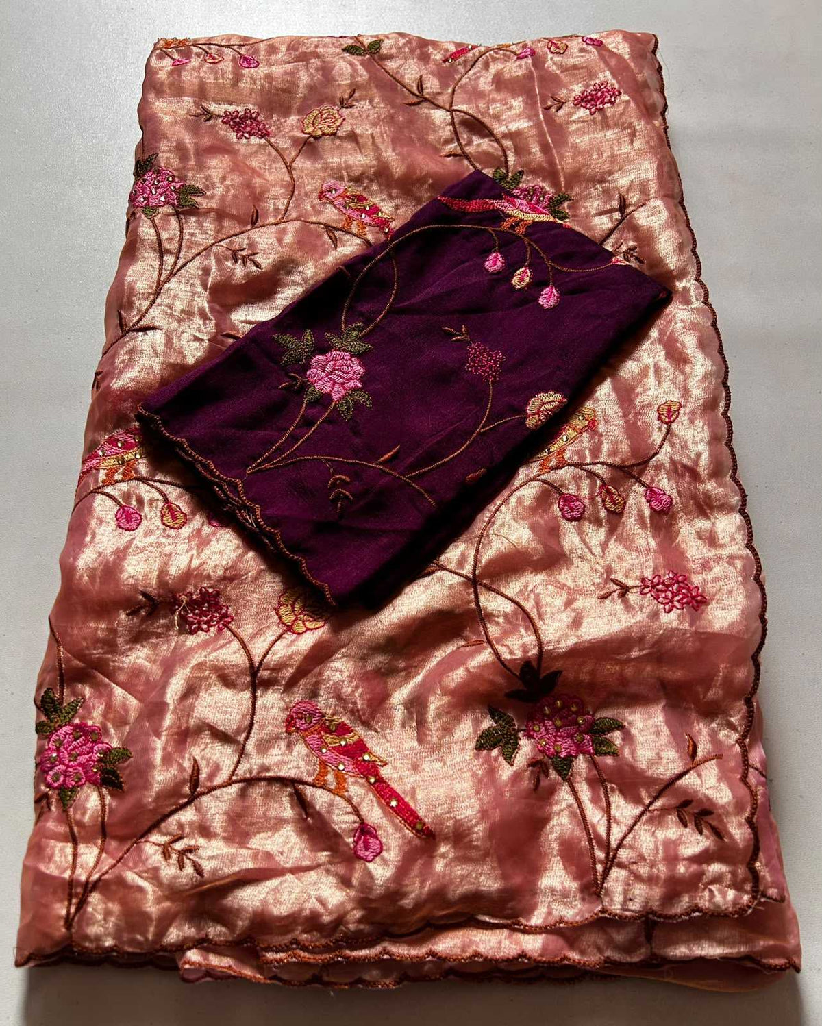 Kavya Tissue Sequence Saree