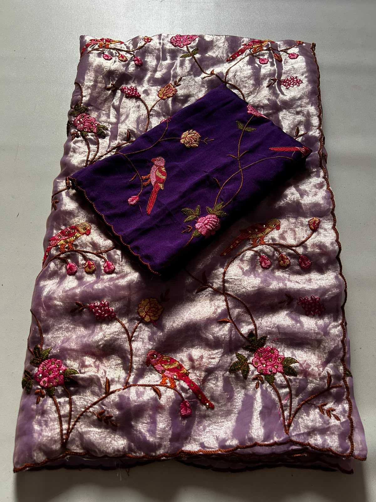 Kavya Tissue Sequence Saree