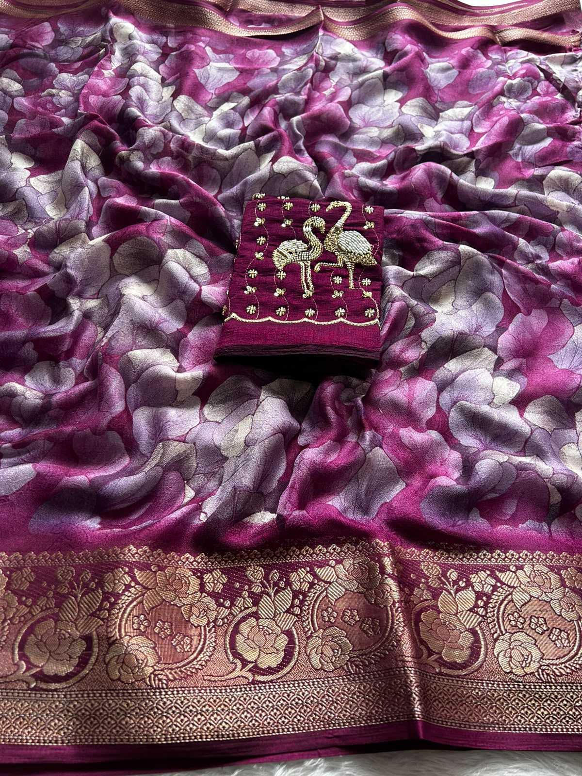 Lavanya Chiffon Printed Saree