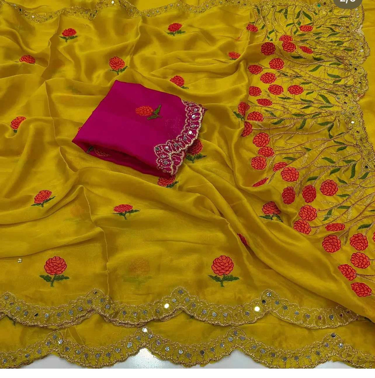 Georgette Party Wear Saree