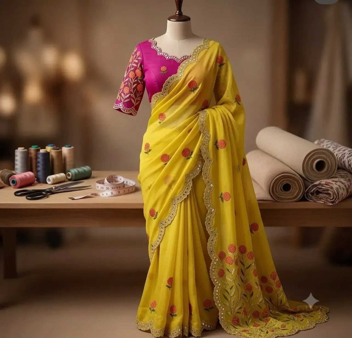 Georgette Party Wear Saree