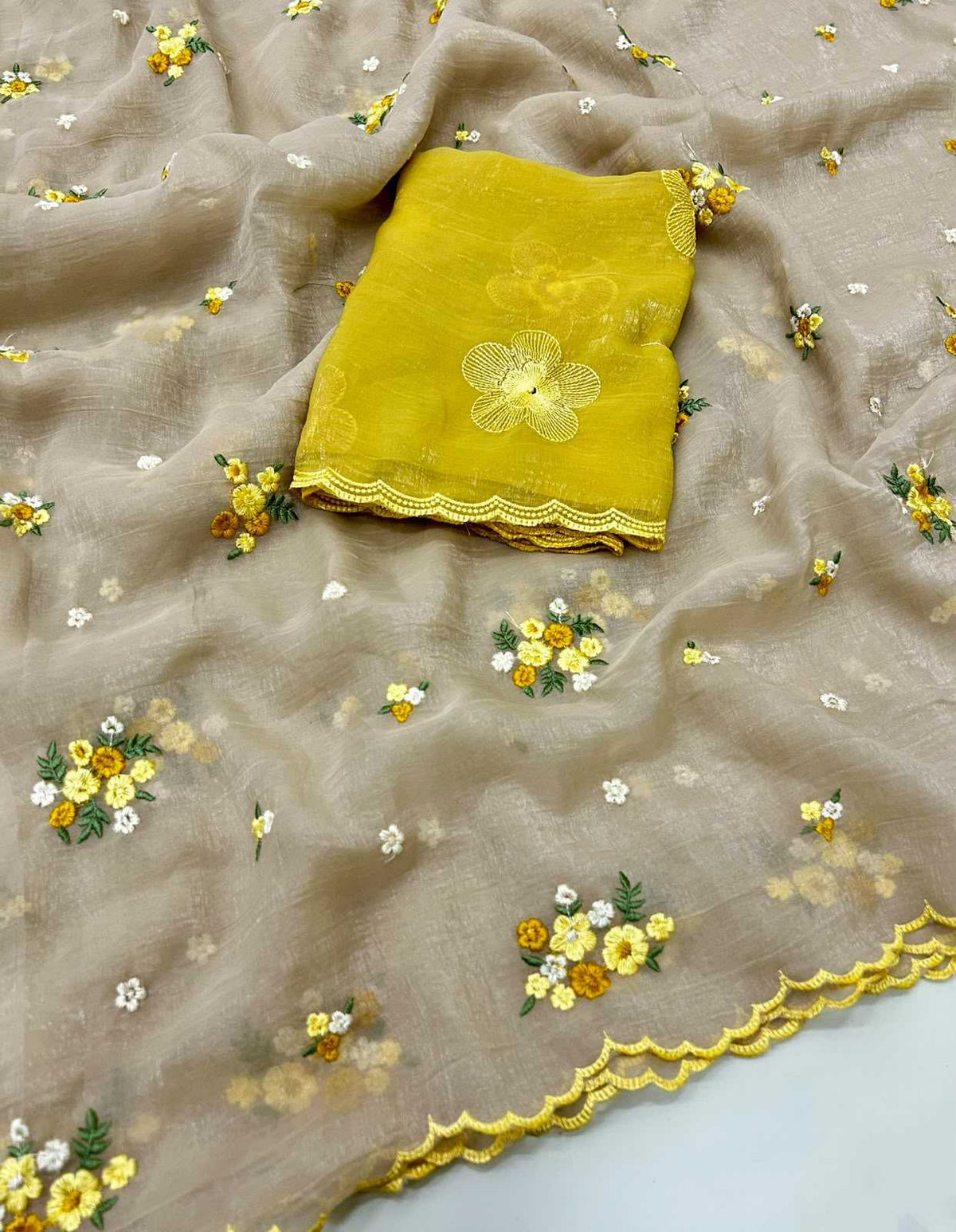 Tussar Silk Designer Saree