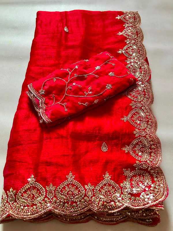 Chiffon Designer Saree