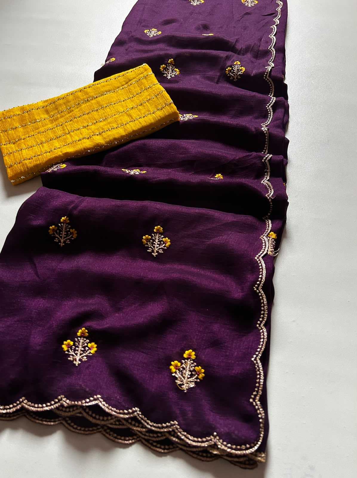 Vichitra Silk Designer Saree