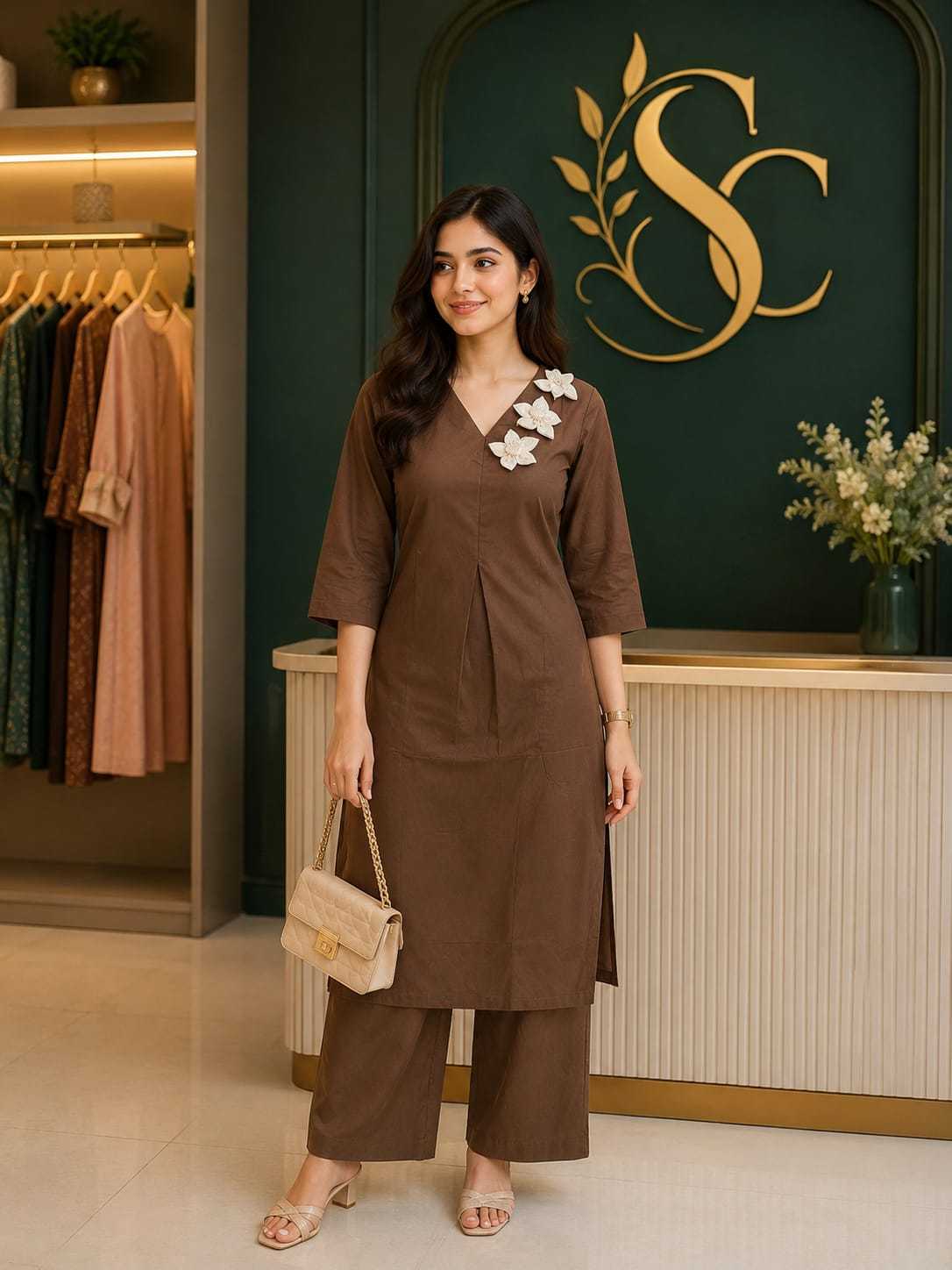 Aadhyika Cotton Designer Kurti