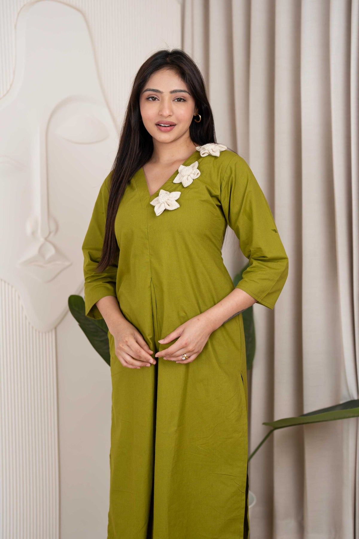Aadhyika Cotton Designer Kurti