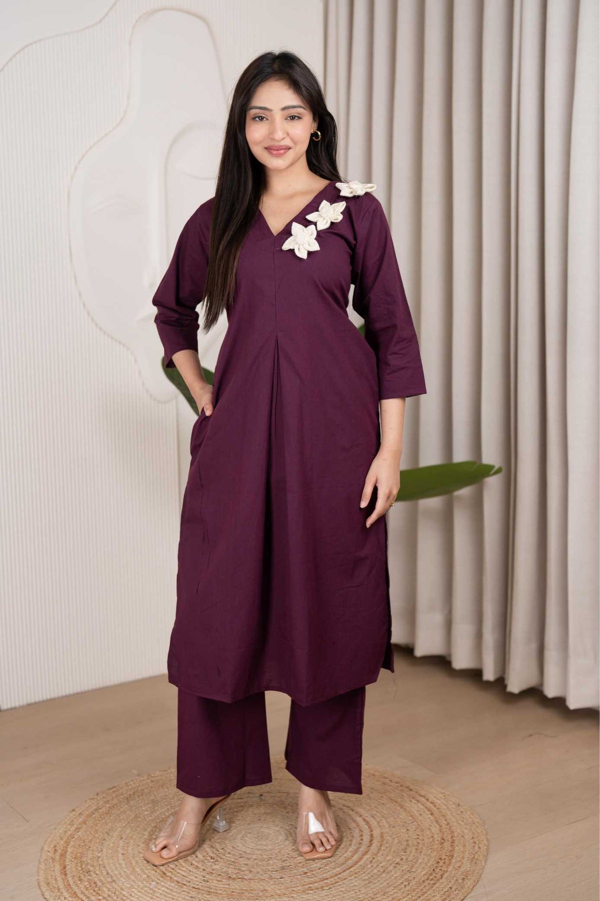Aadhyika Cotton Designer Kurti