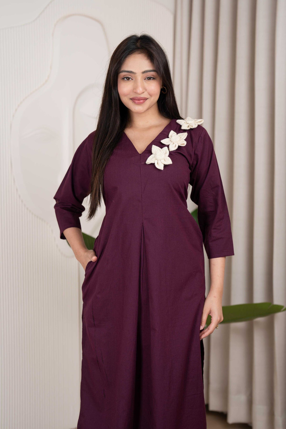 Aadhyika Cotton Designer Kurti