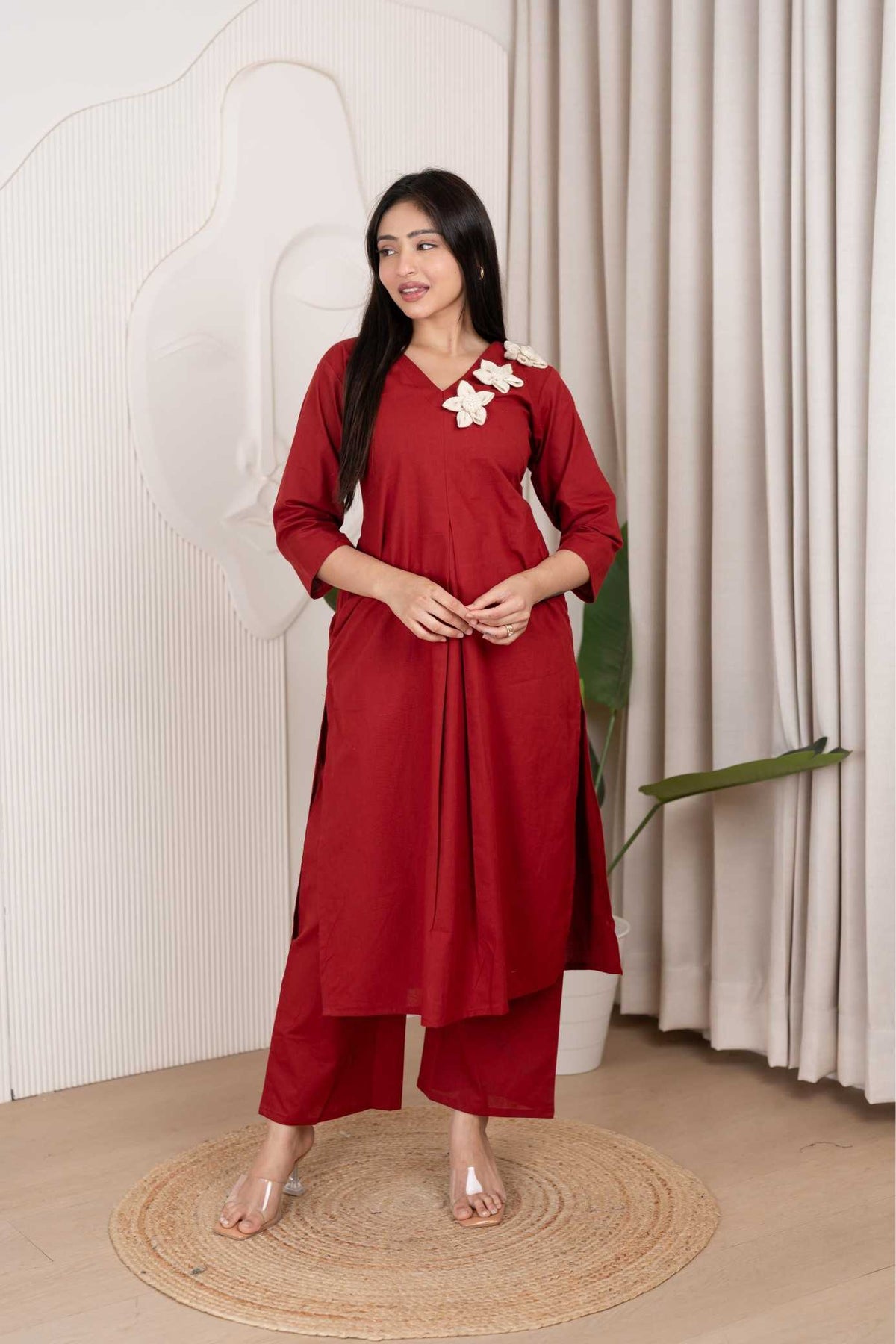 Aadhyika Cotton Designer Kurti