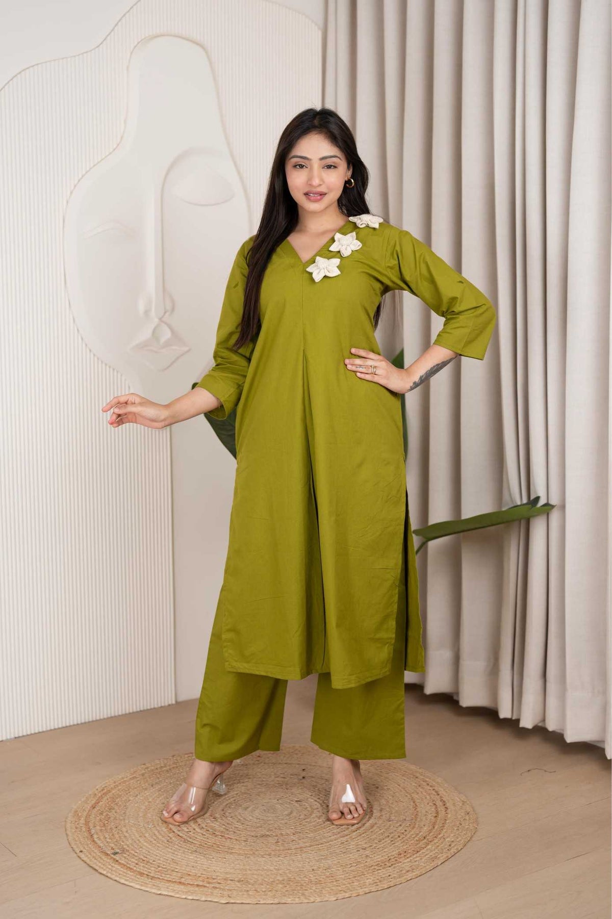 Aadhyika Cotton Designer Kurti