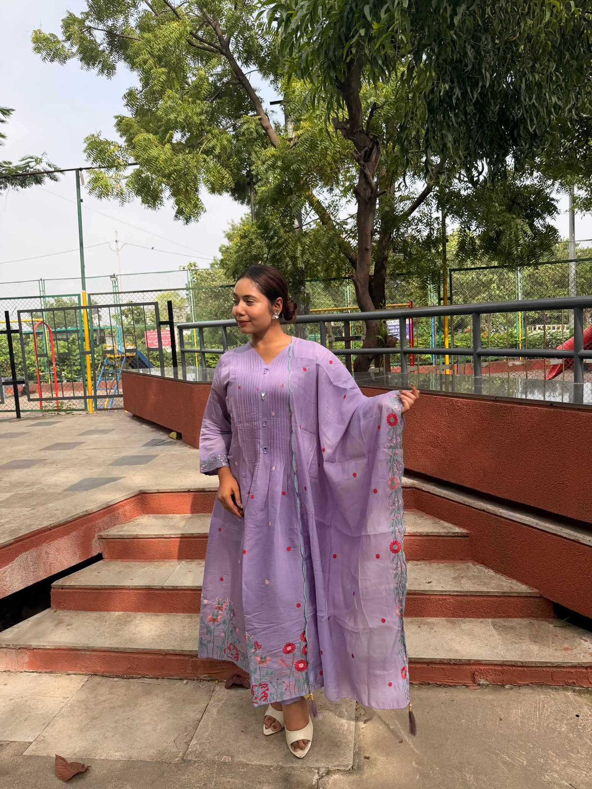 Aasmi Chanderi Soft Ladies Suit