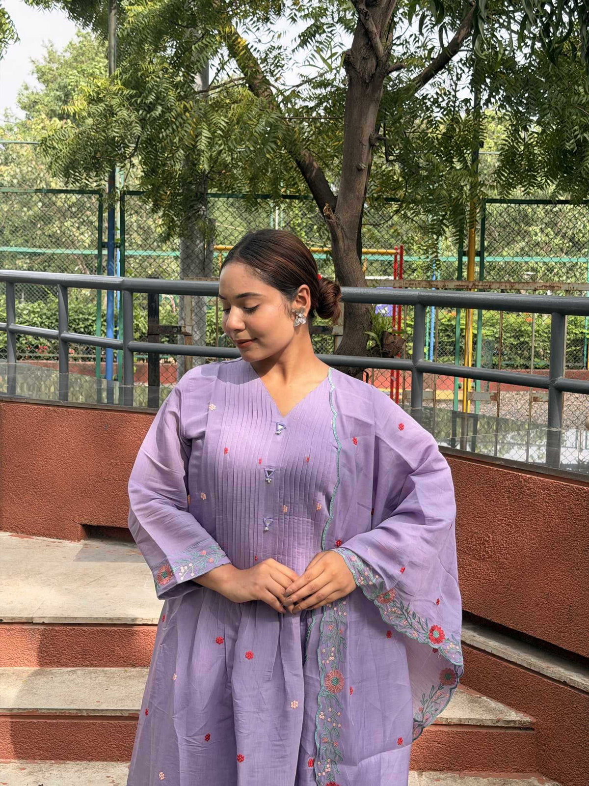 Aasmi Chanderi Soft Ladies Suit