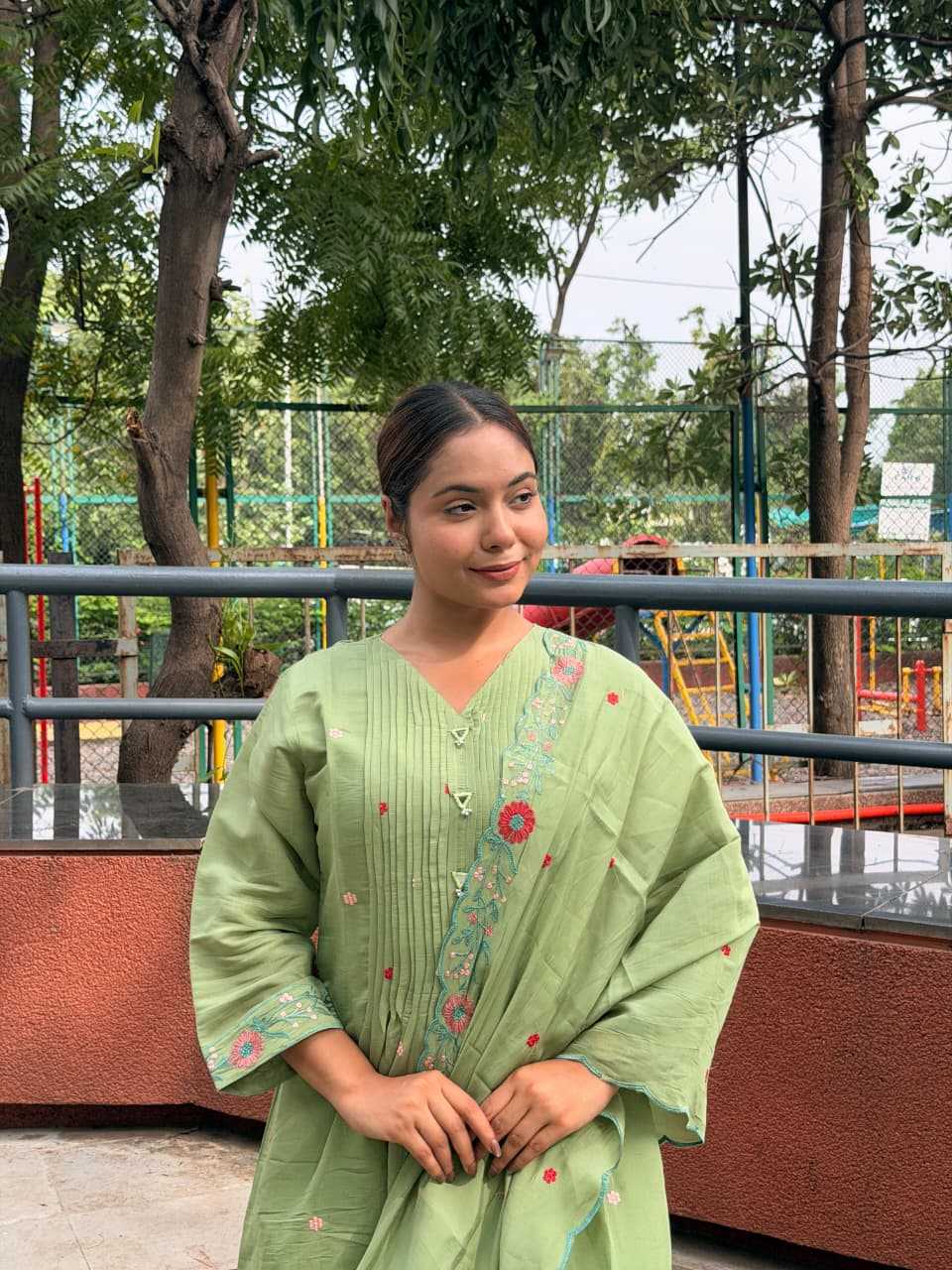 Aasmi Chanderi Soft Ladies Suit