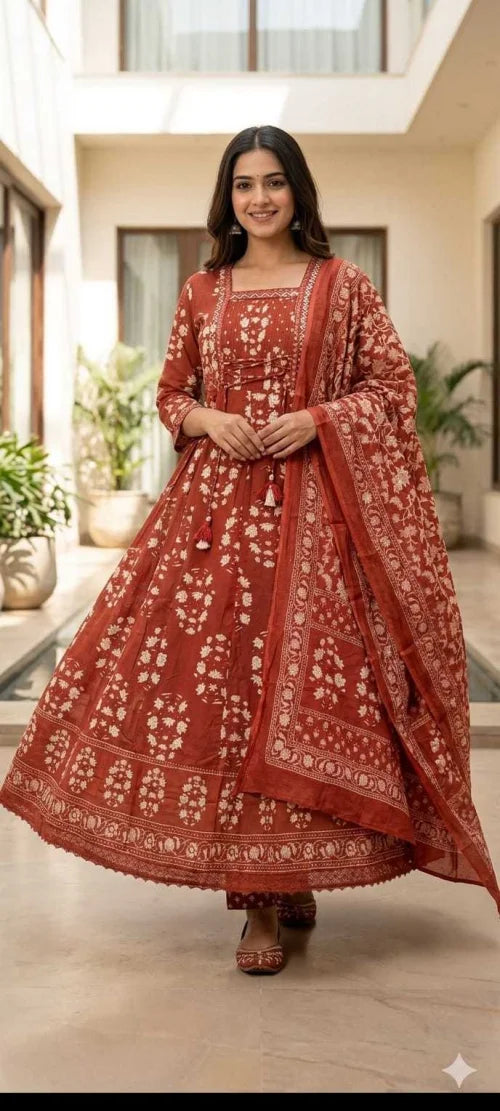 Aditi Soft Cotton Printed Gown