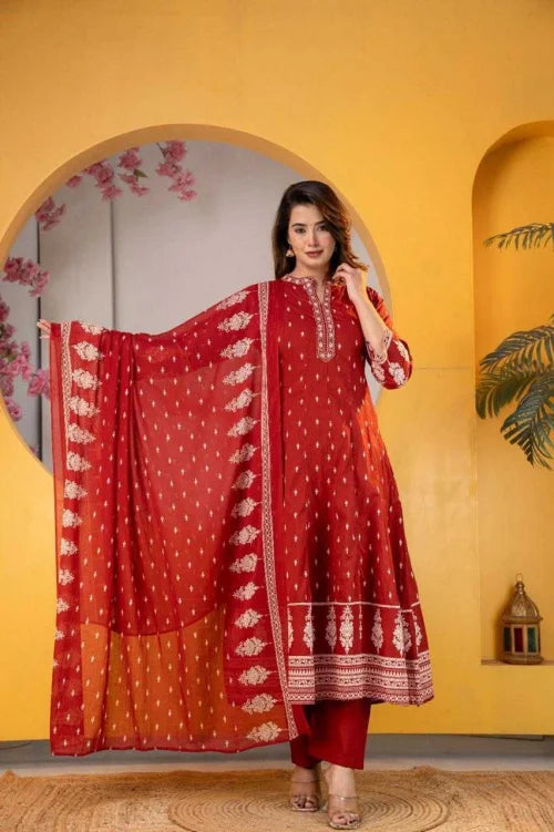 Advika Soft Cotton Printed Suit