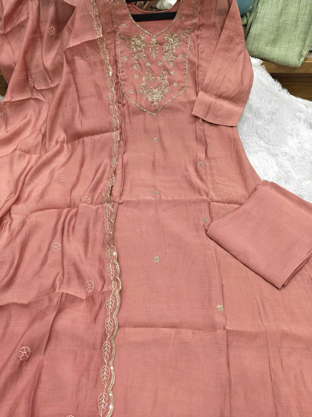 Devanshi Chanderi Soft Designer Kurti