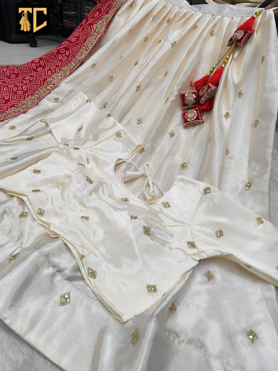 Geet Chinon Silk Designer Lehenga