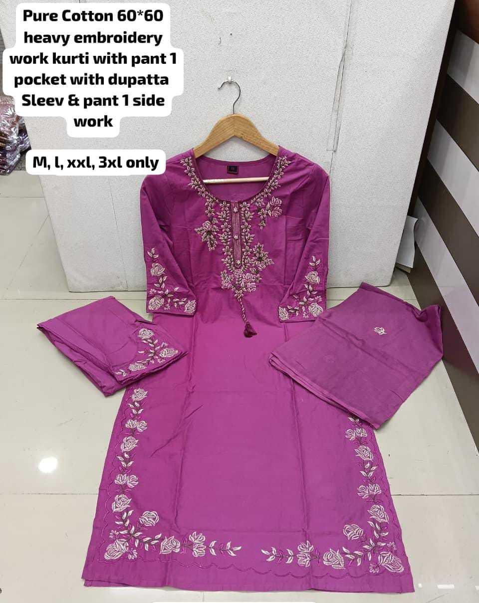 Cotton Mirror Work Kurti
