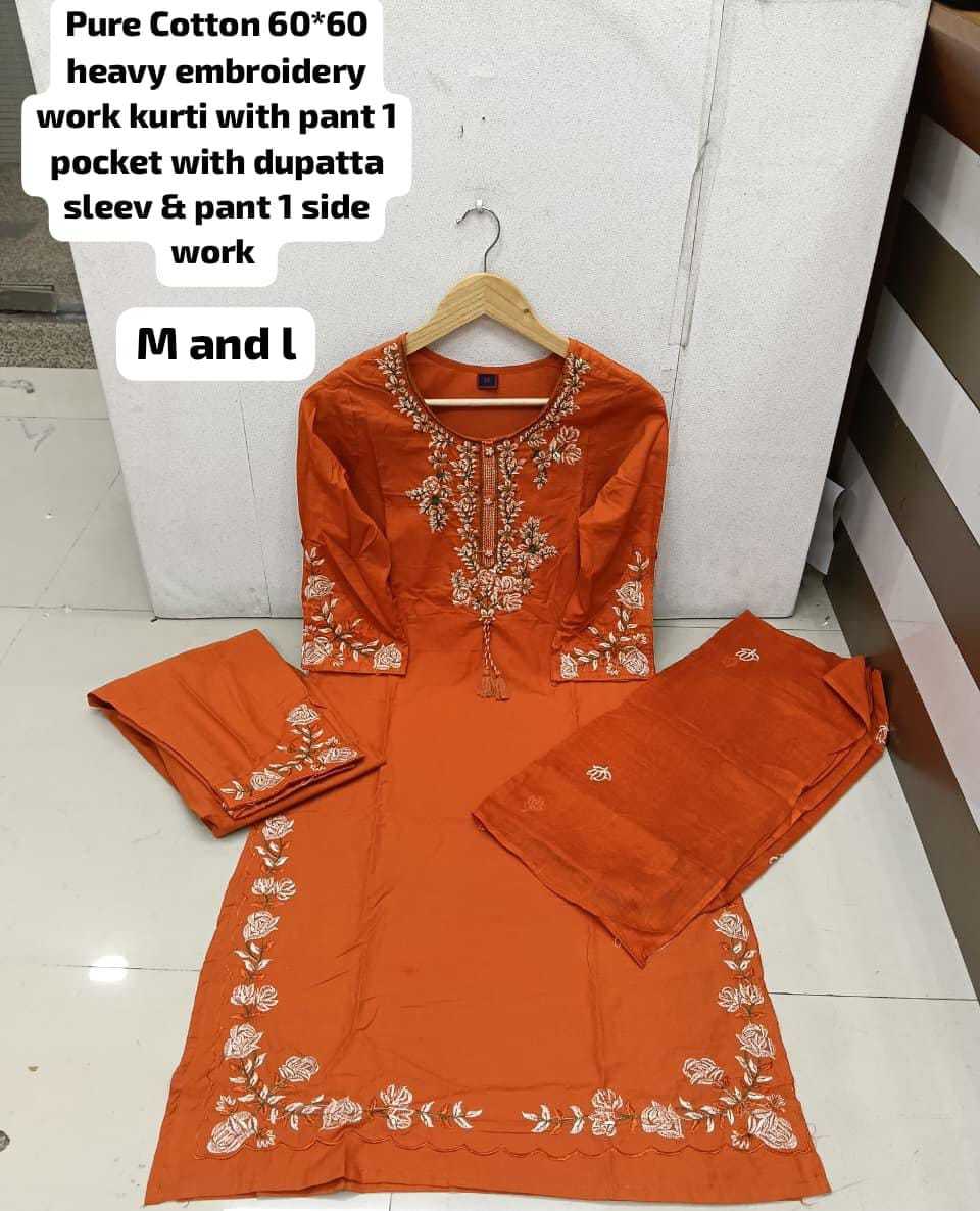 Cotton Mirror Work Kurti
