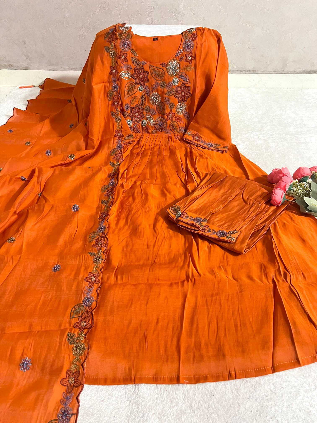 Chanderi Soft Designer Kurti