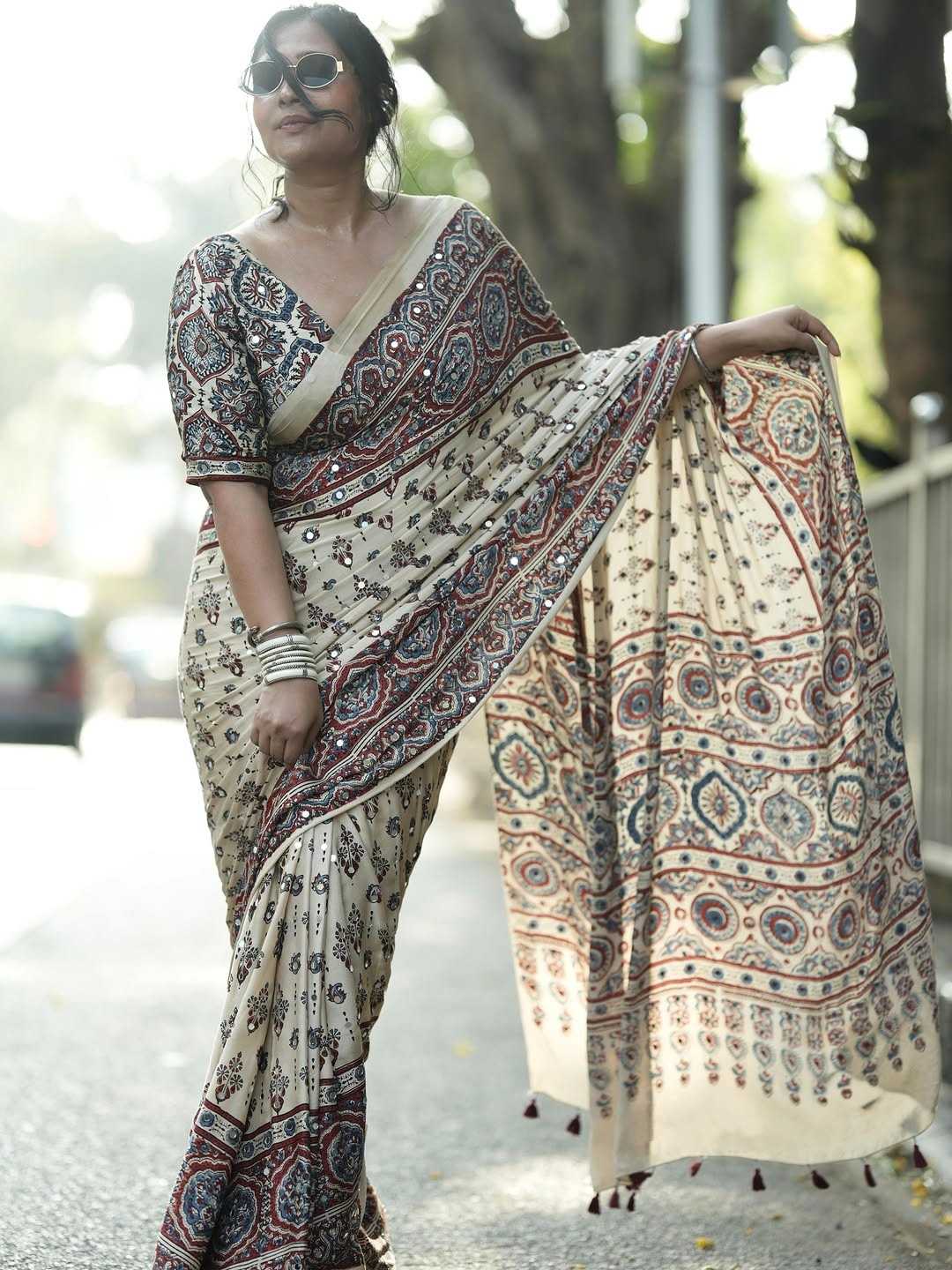 Heavy Silk Printed Saree