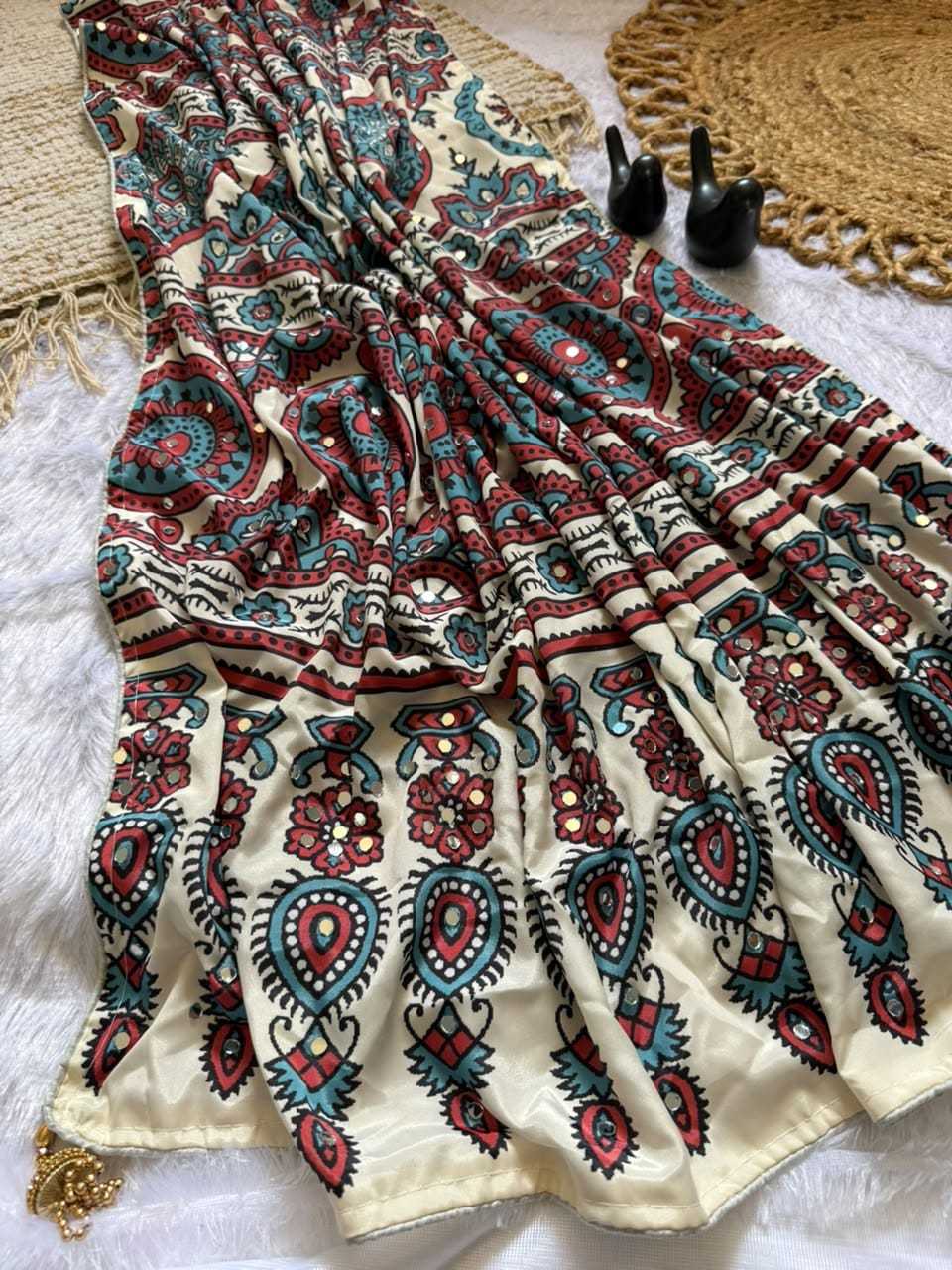 Heavy Silk Printed Saree