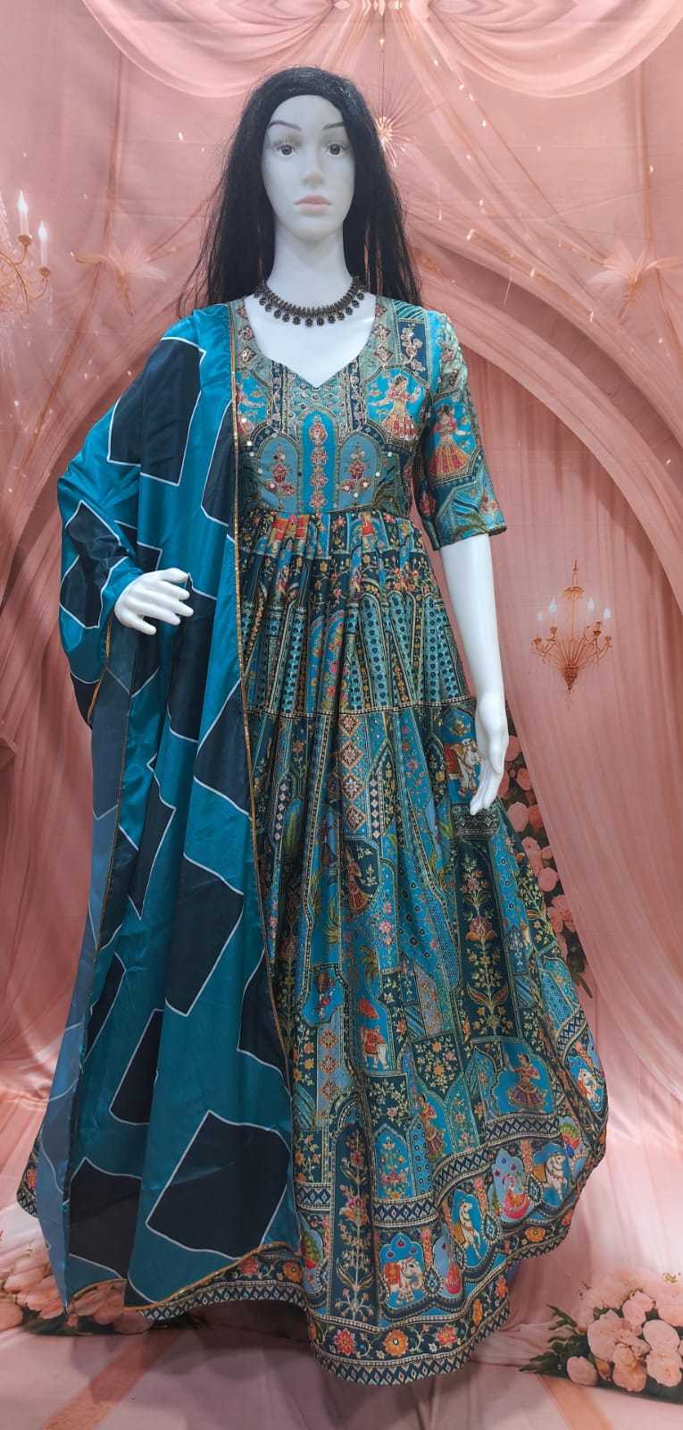 Cotton Anarkali Gown 013