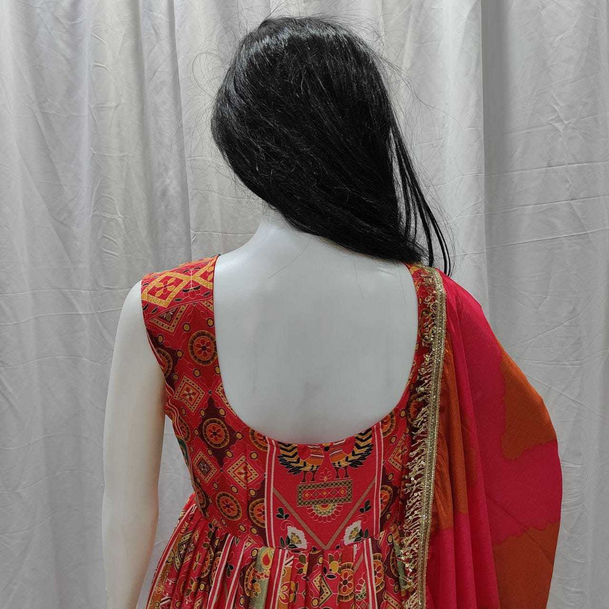 Chinon Silk Party Gown