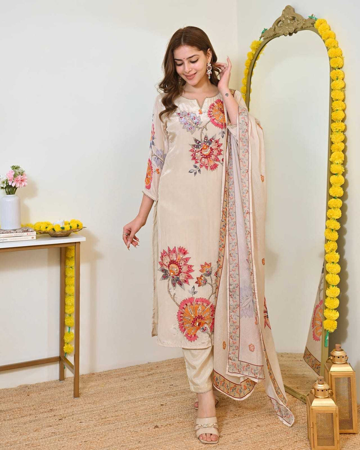 Muslin Party Wear Kurti