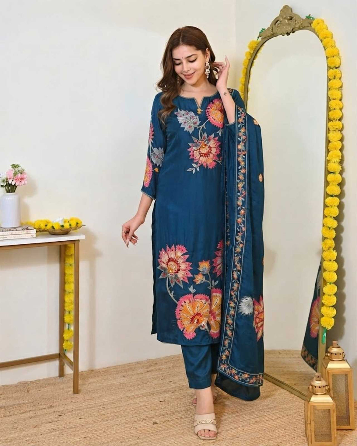 Muslin Party Wear Kurti