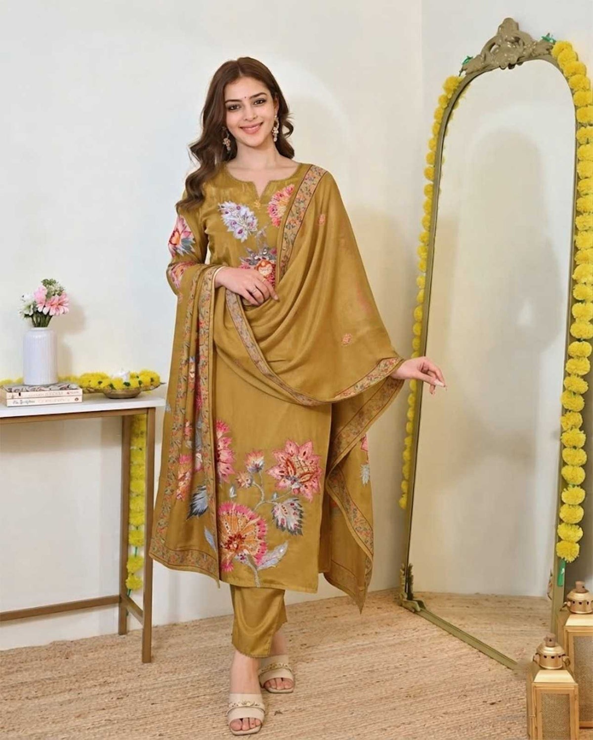 Muslin Party Wear Kurti in Blue