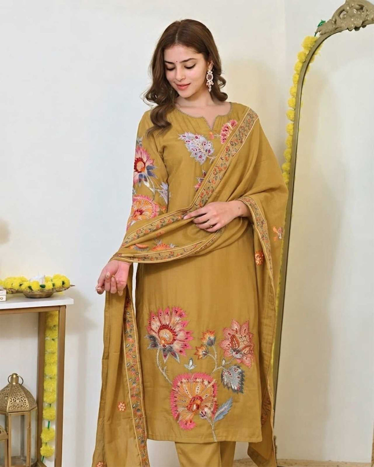 Muslin Party Wear Kurti in Blue