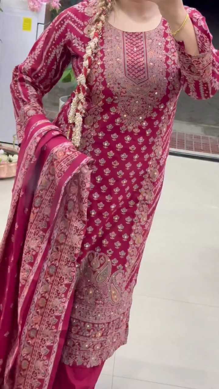 Muslin Embroidery Suit