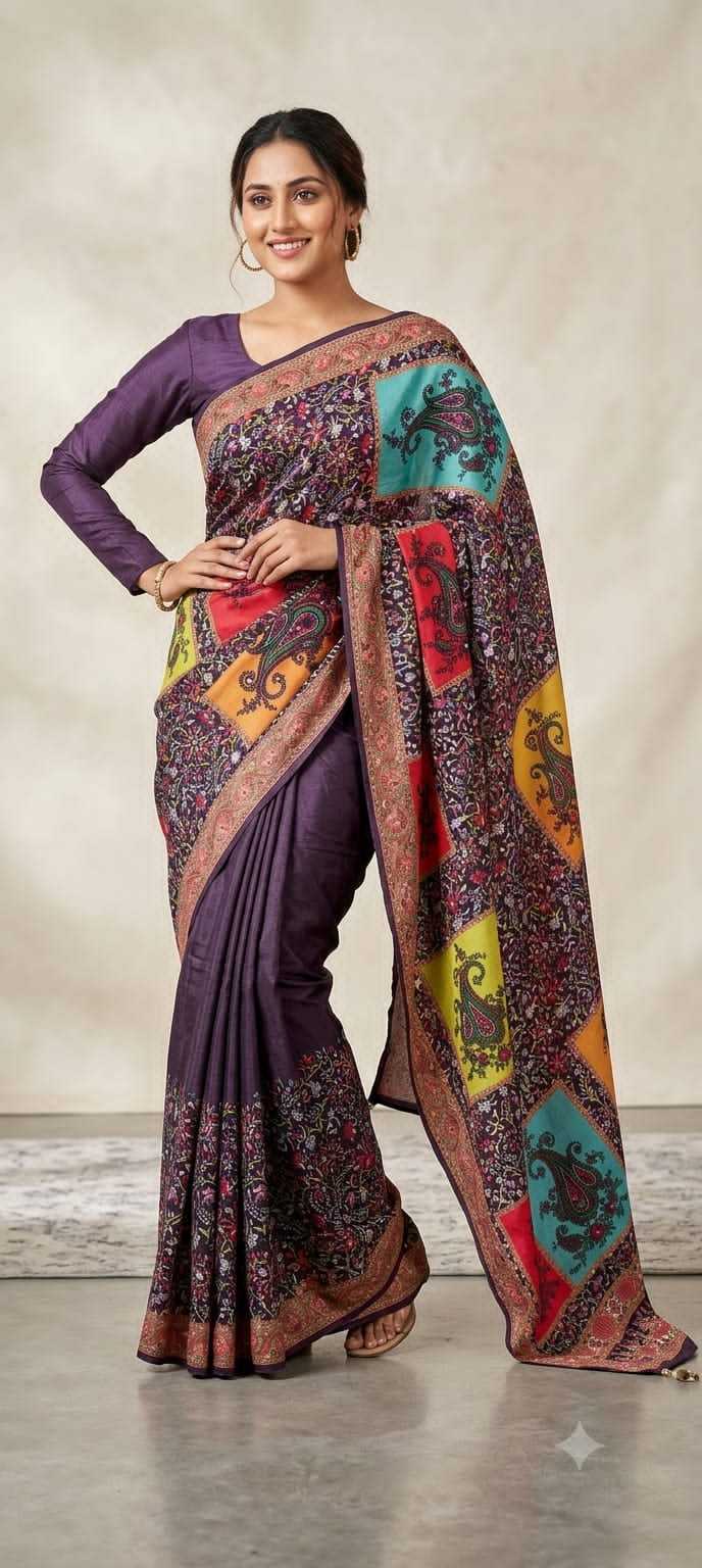 Guest Chinon Silk Printed Saree