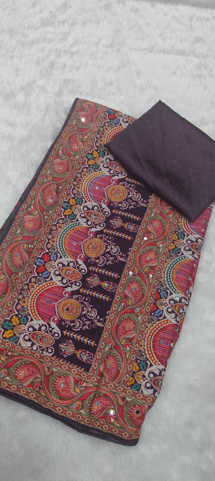 Guest Chinon Silk Printed Saree