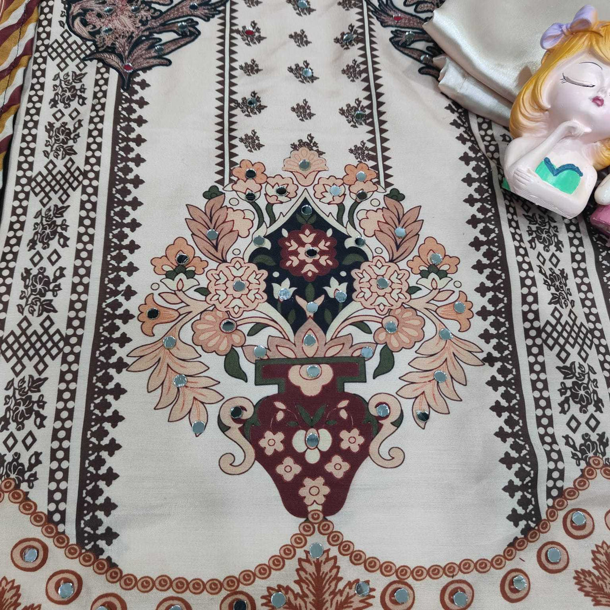 Into Muslin Embroidery Suit