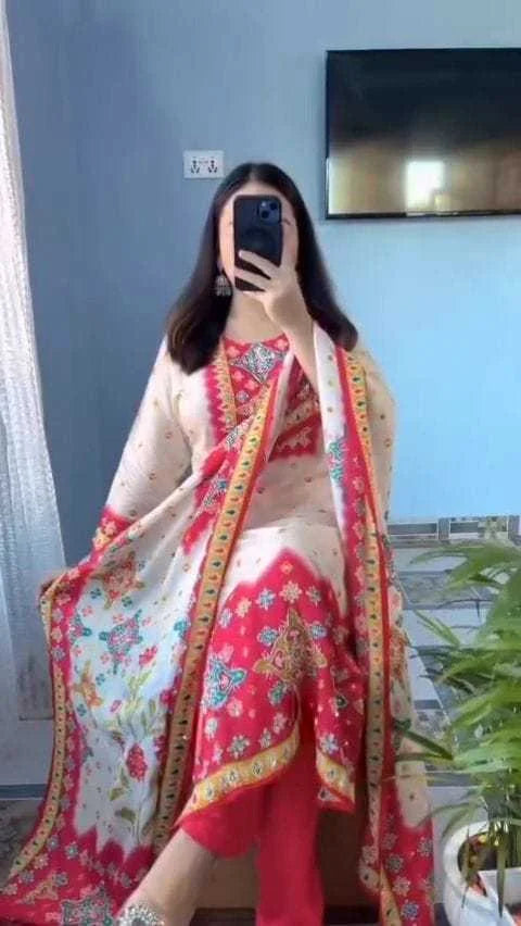 Know Maslin Party Wear Kurti