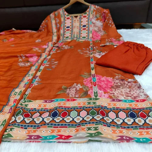 Leave Maslin Designer Saree