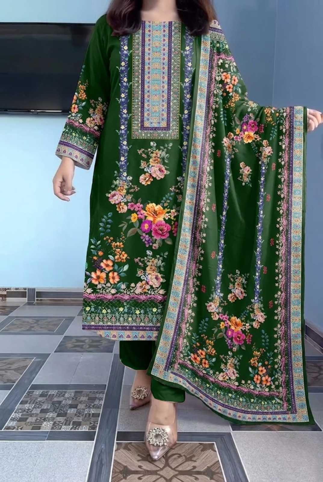 Maslin Printed Suit in Off White