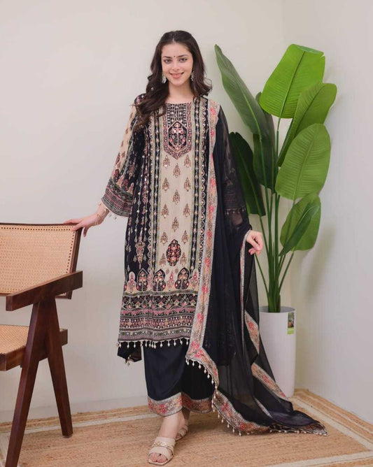 Miror Simar Silk Mirror Work Kurti