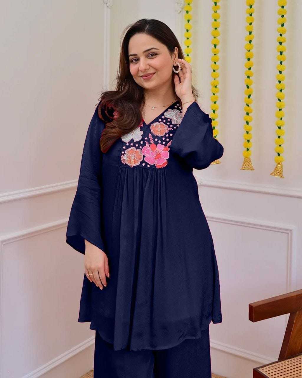 Ord Crepe Festive Kurti