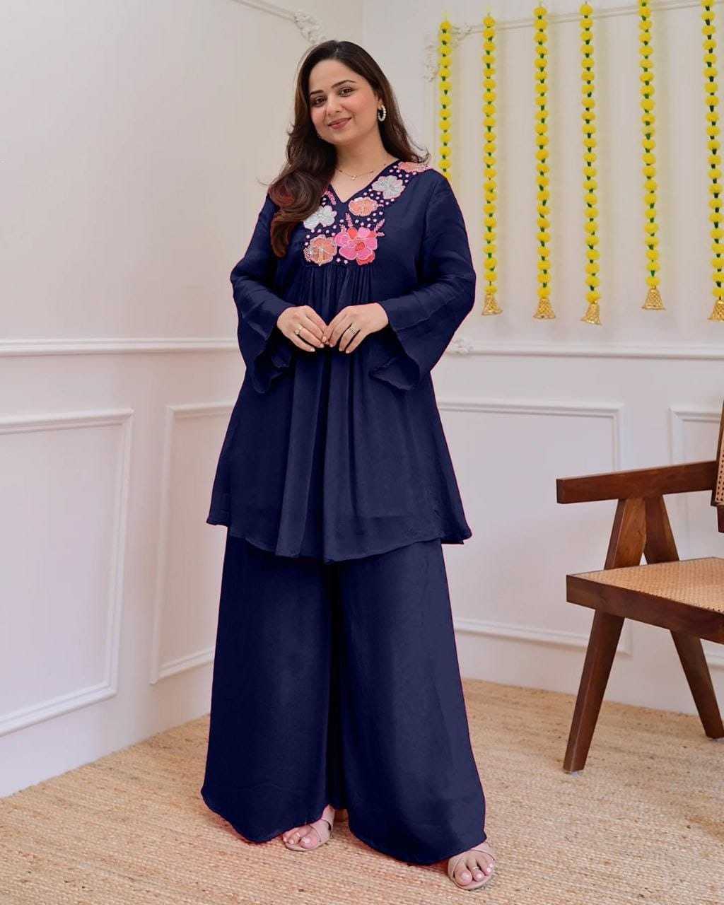 Ord Crepe Festive Kurti