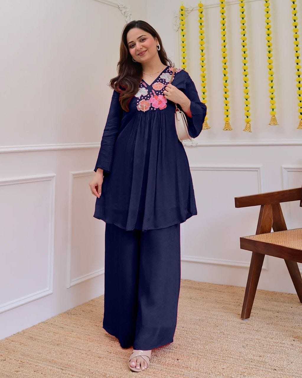 Ord Crepe Festive Kurti