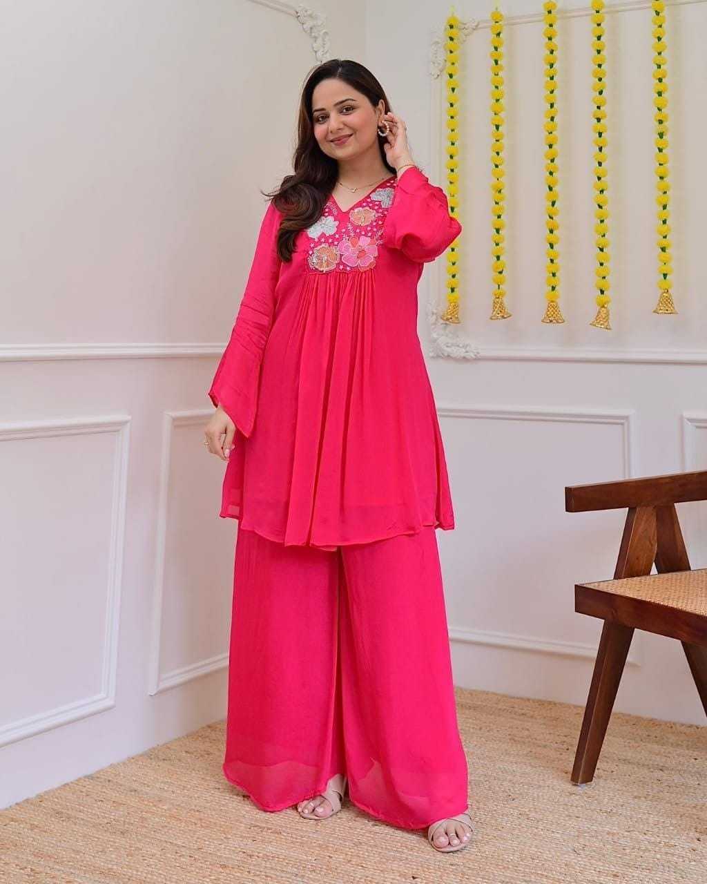 Ord Crepe Festive Kurti