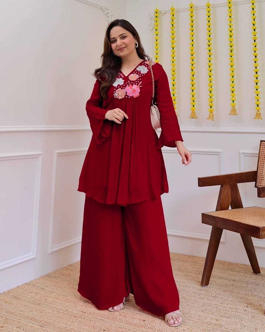 Ord Crepe Festive Kurti