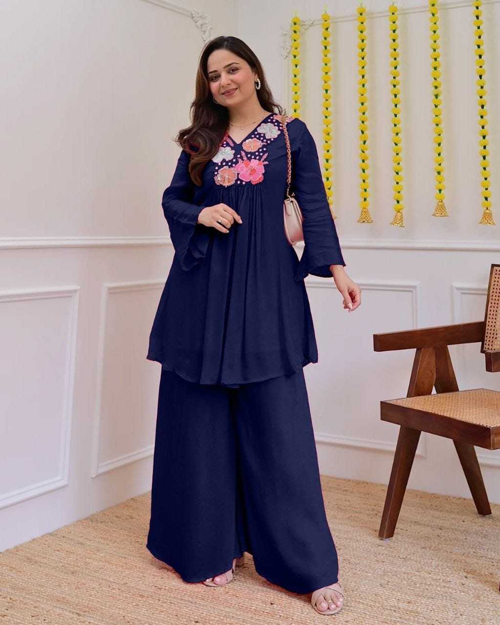 Ord Crepe Festive Kurti