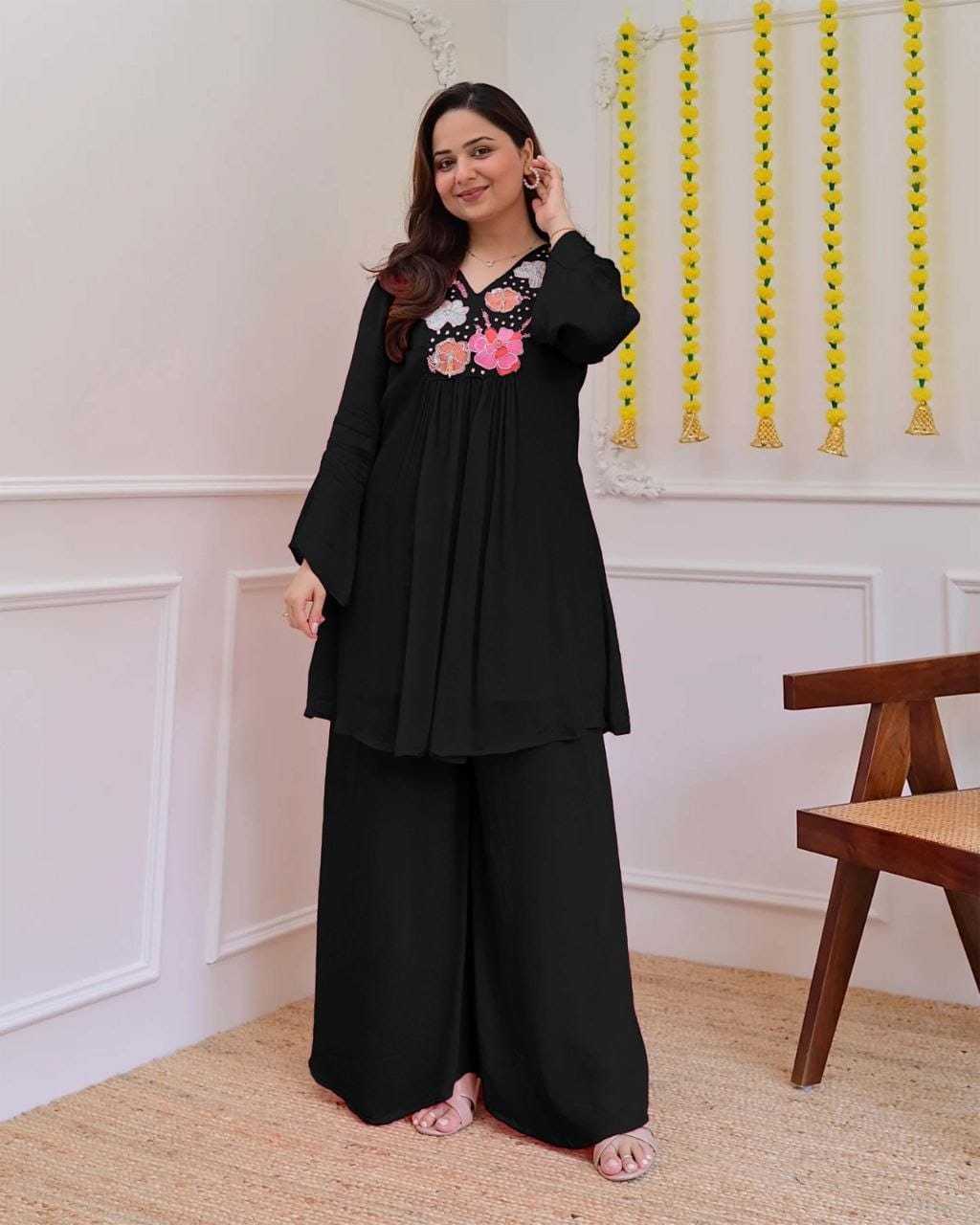 Ord Crepe Festive Kurti