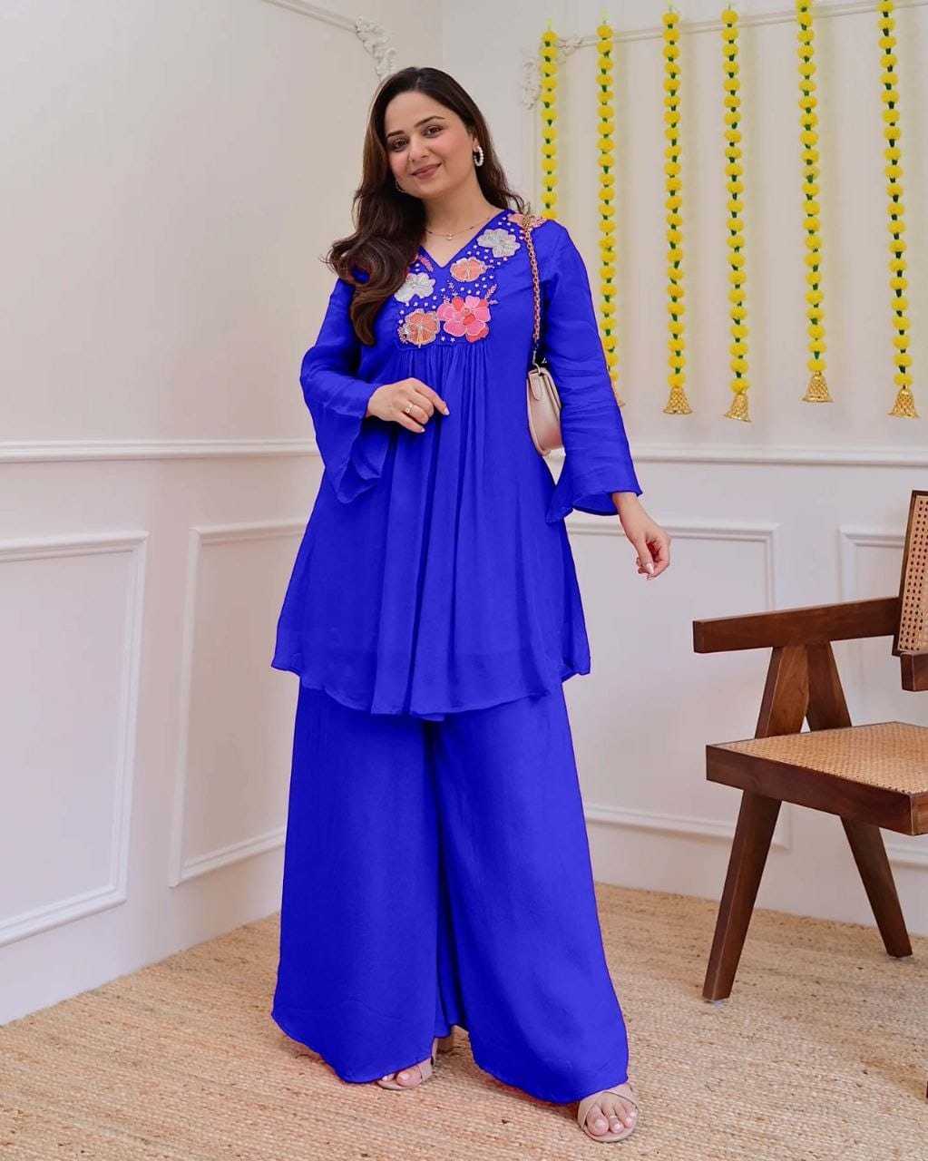 Ord Crepe Festive Kurti