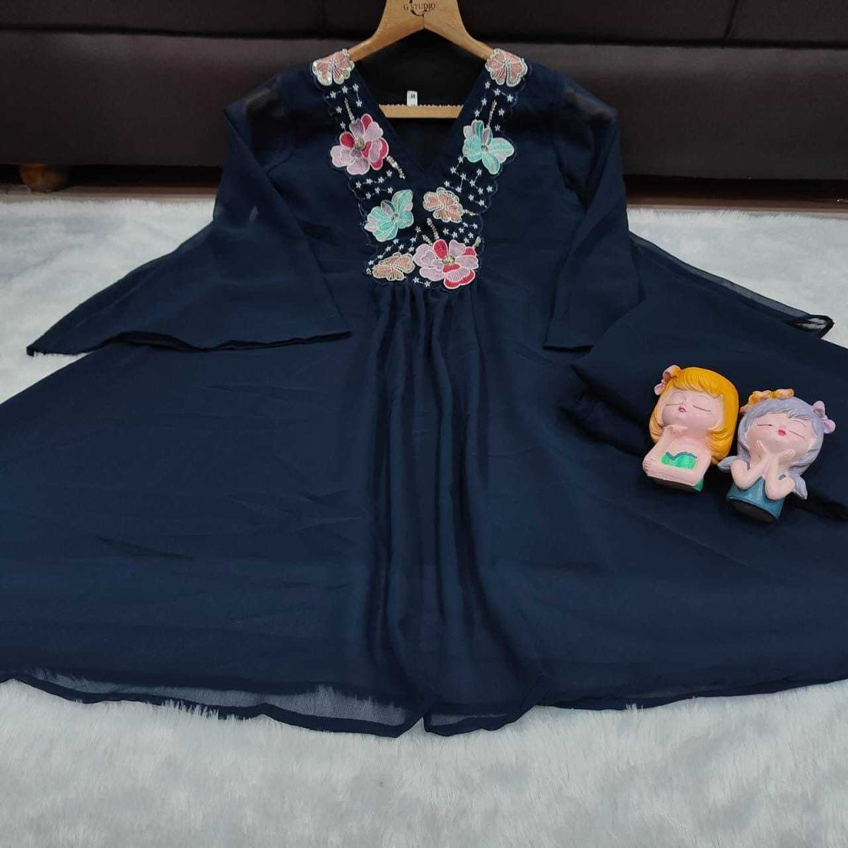 Ord Crepe Festive Kurti