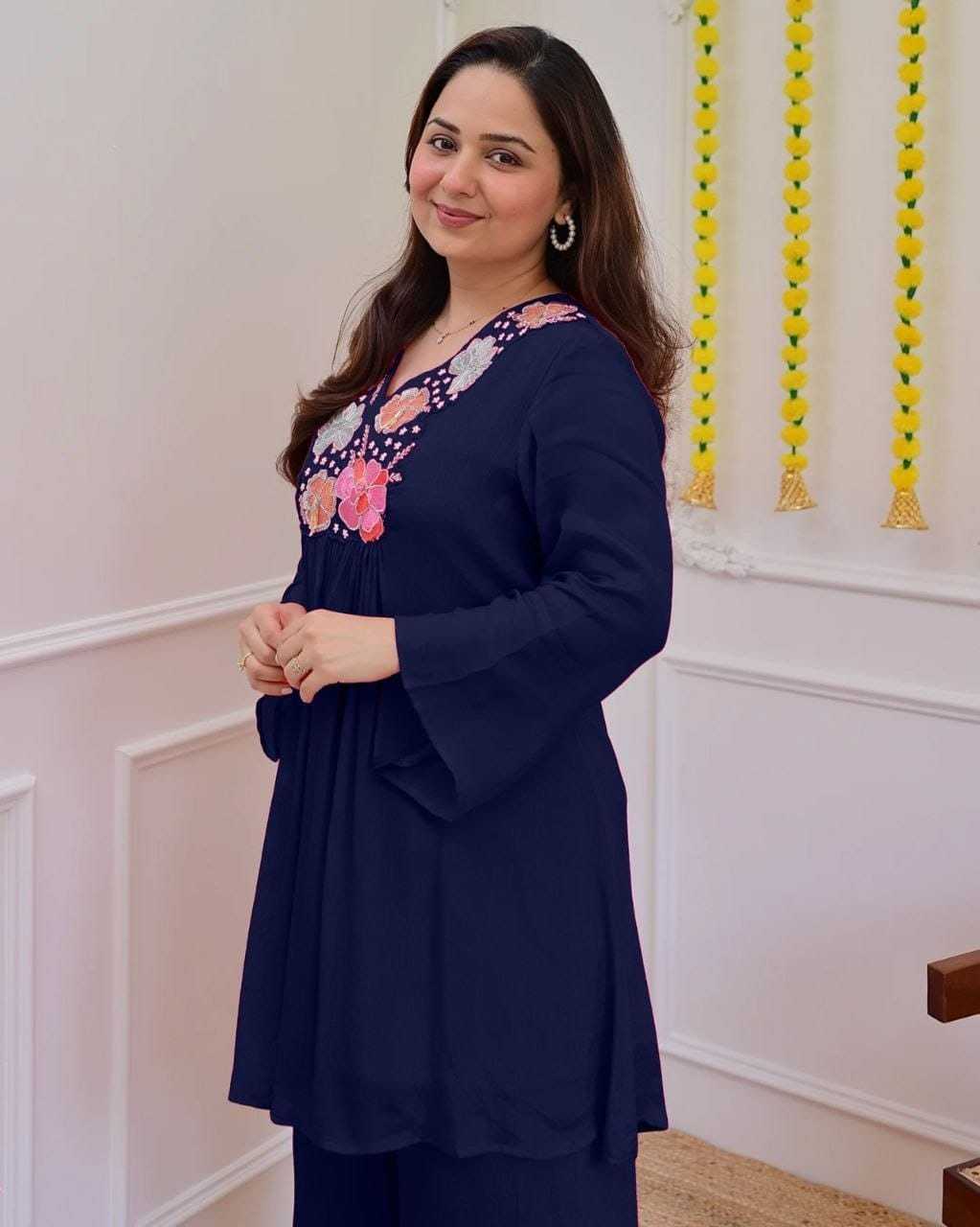Ord Crepe Festive Kurti